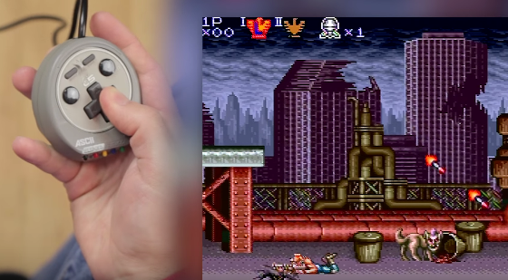 One Handed SNES Controller: ASCII Stick Super L5 - Rerez